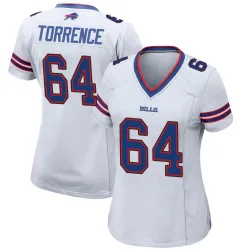 Women's O'Cyrus Torrence Buffalo Bills No.64 Game Jersey - White