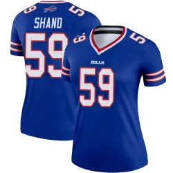 Women's Paris Shand Buffalo Bills No.59 Legend Jersey - Royal