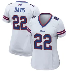 Women's Ray Davis Buffalo Bills No.22 Game Jersey - White