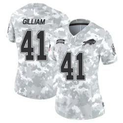 Women's Reggie Gilliam Buffalo Bills No.41 Limited 2024 Salute to Service Jersey - Arctic Camo