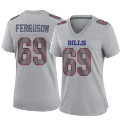 Women's Reid Ferguson Buffalo Bills No.69 Game Atmosphere Fashion Jersey - Gray