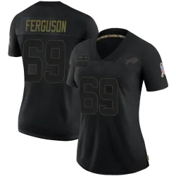 Women's Reid Ferguson Buffalo Bills No.69 Limited 2020 Salute To Service Jersey - Black