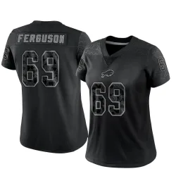 Women's Reid Ferguson Buffalo Bills No.69 Limited Reflective Jersey - Black