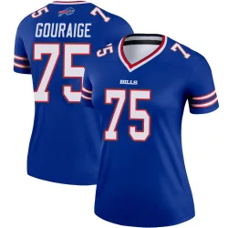 Women's Richard Gouraige Buffalo Bills No.75 Legend Jersey - Royal