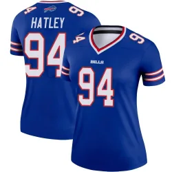 Women's Rickey Hatley Buffalo Bills No.94 Legend Jersey - Royal
