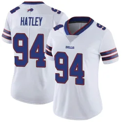 Women's Rickey Hatley Buffalo Bills No.94 Limited Color Rush Vapor Untouchable Jersey - White
