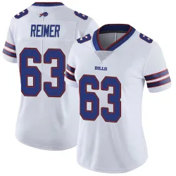 Women's Rush Reimer Buffalo Bills No.63 Limited Color Rush Vapor Untouchable Jersey - White