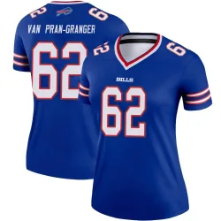 Women's Sedrick Van Pran-Granger Buffalo Bills No.62 Legend Jersey - Royal
