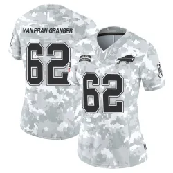 Women's Sedrick Van Pran-Granger Buffalo Bills No.62 Limited 2024 Salute to Service Jersey - Arctic Camo