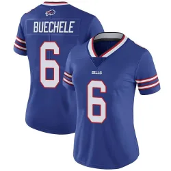 Women's Shane Buechele Buffalo Bills No.6 Limited Team Color Vapor Untouchable Jersey - Royal