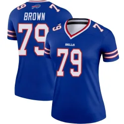 Women's Spencer Brown Buffalo Bills No.79 Legend Jersey - Royal
