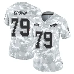 Women's Spencer Brown Buffalo Bills No.79 Limited 2024 Salute to Service Jersey - Arctic Camo