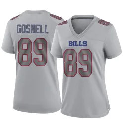 Women's Stephen Gosnell Buffalo Bills No.89 Game Atmosphere Fashion Jersey - Gray