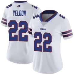 Women's T.J. Yeldon Buffalo Bills No.22 Limited Color Rush Vapor Untouchable Jersey - White