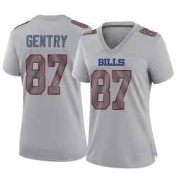 Women's Tanner Gentry Buffalo Bills No.87 Game Atmosphere Fashion Jersey - Gray