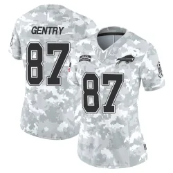 Women's Tanner Gentry Buffalo Bills No.87 Limited 2024 Salute to Service Jersey - Arctic Camo
