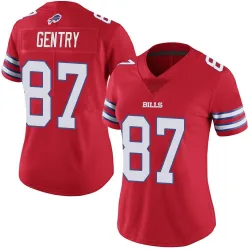 Women's Tanner Gentry Buffalo Bills No.87 Limited Color Rush Vapor Untouchable Jersey - Red
