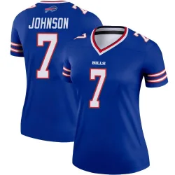 Women's Taron Johnson Buffalo Bills No.7 Legend Jersey - Royal