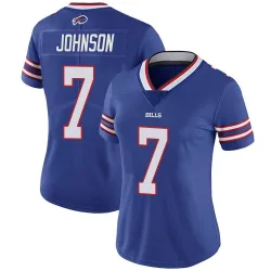 Women's Taron Johnson Buffalo Bills No.7 Limited Team Color Vapor Untouchable Jersey - Royal