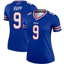 Women's Taylor Rapp Buffalo Bills No.9 Legend Jersey - Royal