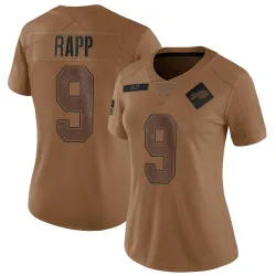 Women's Taylor Rapp Buffalo Bills No.9 Limited 2023 Salute To Service Jersey - Brown