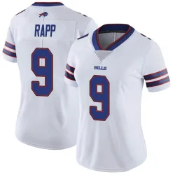 Women's Taylor Rapp Buffalo Bills No.9 Limited Color Rush Vapor Untouchable Jersey - White