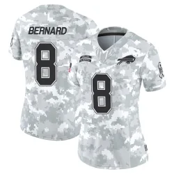 Women's Terrel Bernard Buffalo Bills No.8 Limited 2024 Salute to Service Jersey - Arctic Camo