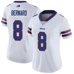 Women's Terrel Bernard Buffalo Bills No.8 Limited Color Rush Vapor Untouchable Jersey - White