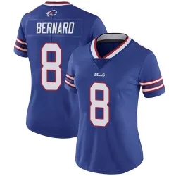 Women's Terrel Bernard Buffalo Bills No.8 Limited Team Color Vapor Untouchable Jersey - Royal