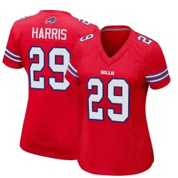 Women's Tim Harris Buffalo Bills No.29 Game Alternate Jersey - Red