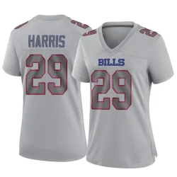 Women's Tim Harris Buffalo Bills No.29 Game Atmosphere Fashion Jersey - Gray