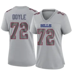 Women's Tommy Doyle Buffalo Bills No.72 Game Atmosphere Fashion Jersey - Gray