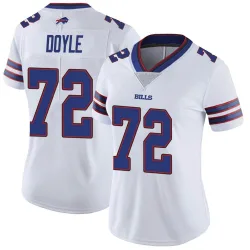 Women's Tommy Doyle Buffalo Bills No.72 Limited Color Rush Vapor Untouchable Jersey - White