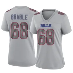 Women's Tylan Grable Buffalo Bills No.68 Game Atmosphere Fashion Jersey - Gray