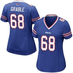 Women's Tylan Grable Buffalo Bills No.68 Game Team Color Jersey - Royal Blue