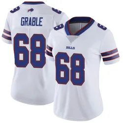 Women's Tylan Grable Buffalo Bills No.68 Limited Color Rush Vapor Untouchable Jersey - White