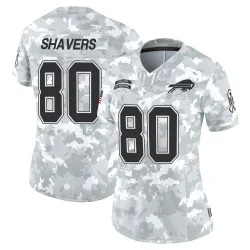 Women's Tyrell Shavers Buffalo Bills No.80 Limited 2024 Salute to Service Jersey - Arctic Camo