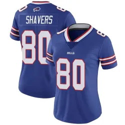 Women's Tyrell Shavers Buffalo Bills No.80 Limited Team Color Vapor Untouchable Jersey - Royal