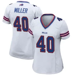 Women's Von Miller Buffalo Bills No.40 Game Jersey - White