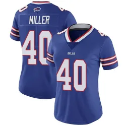 Women's Von Miller Buffalo Bills No.40 Limited Team Color Vapor Untouchable Jersey - Royal