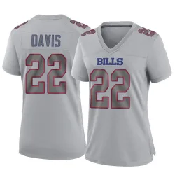 Women's Vontae Davis Buffalo Bills No.22 Game Atmosphere Fashion Jersey - Gray