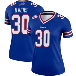 Women's Wande Owens Buffalo Bills No.30 Legend Jersey - Royal