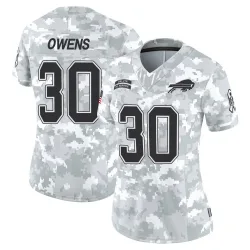 Women's Wande Owens Buffalo Bills No.30 Limited 2024 Salute to Service Jersey - Arctic Camo