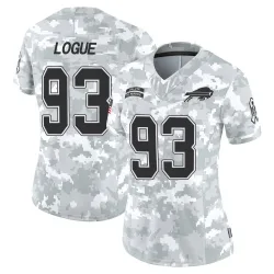 Women's Zion Logue Buffalo Bills No.93 Limited 2024 Salute to Service Jersey - Arctic Camo