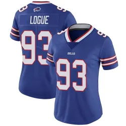 Women's Zion Logue Buffalo Bills No.93 Limited Team Color Vapor Untouchable Jersey - Royal