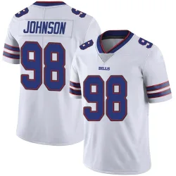 Youth Austin Johnson Buffalo Bills No.98 Limited Color Rush Vapor Untouchable Jersey - White