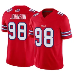 Youth Austin Johnson Buffalo Bills No.98 Limited Vapor F.U.S.E. Jersey - Red