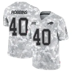 Youth Brad Robbins Buffalo Bills No.40 Limited 2024 Salute to Service Jersey - Arctic Camo