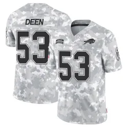 Youth Branson Deen Buffalo Bills No.53 Limited 2024 Salute to Service Jersey - Arctic Camo