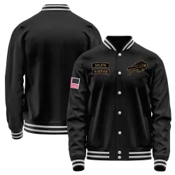 Youth Buffalo Bills No. Salute to Service Sideline Performance Jacket - Black